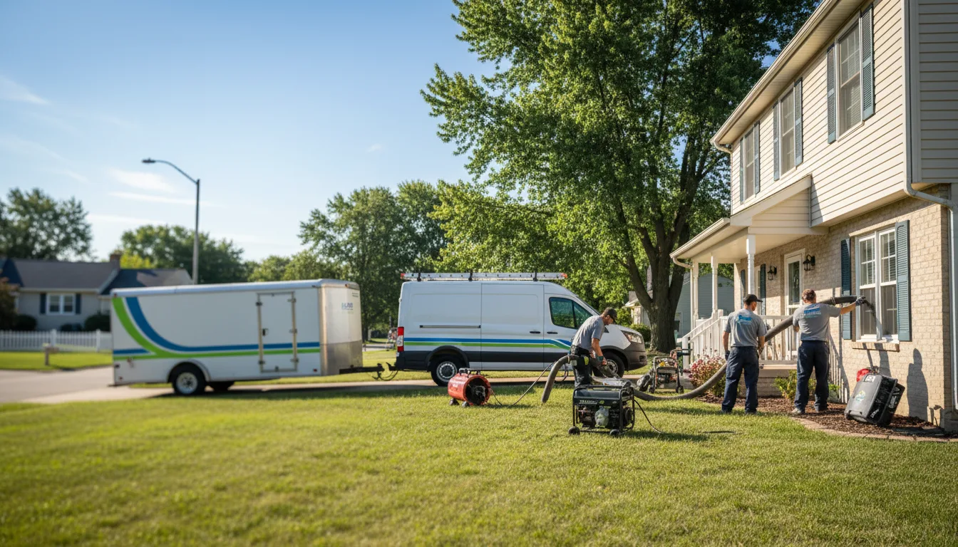 Flooded Basement Restoration And Cleanup With Repair in Grace City, ND near me